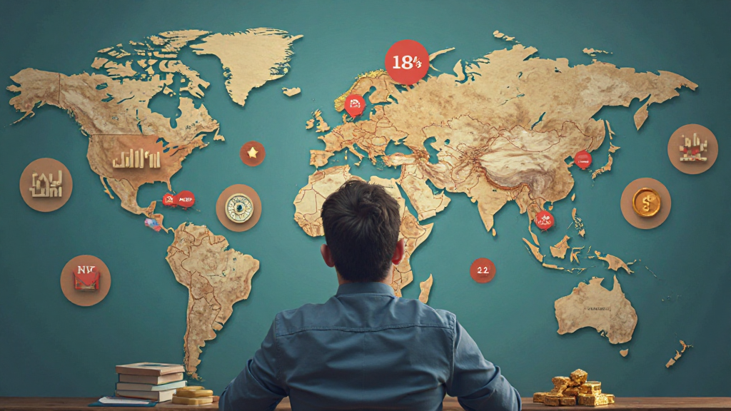 중동전쟁과 함께 투자자들이 직면한 지정학적 및 경제적 리스크를 분석하는 모습