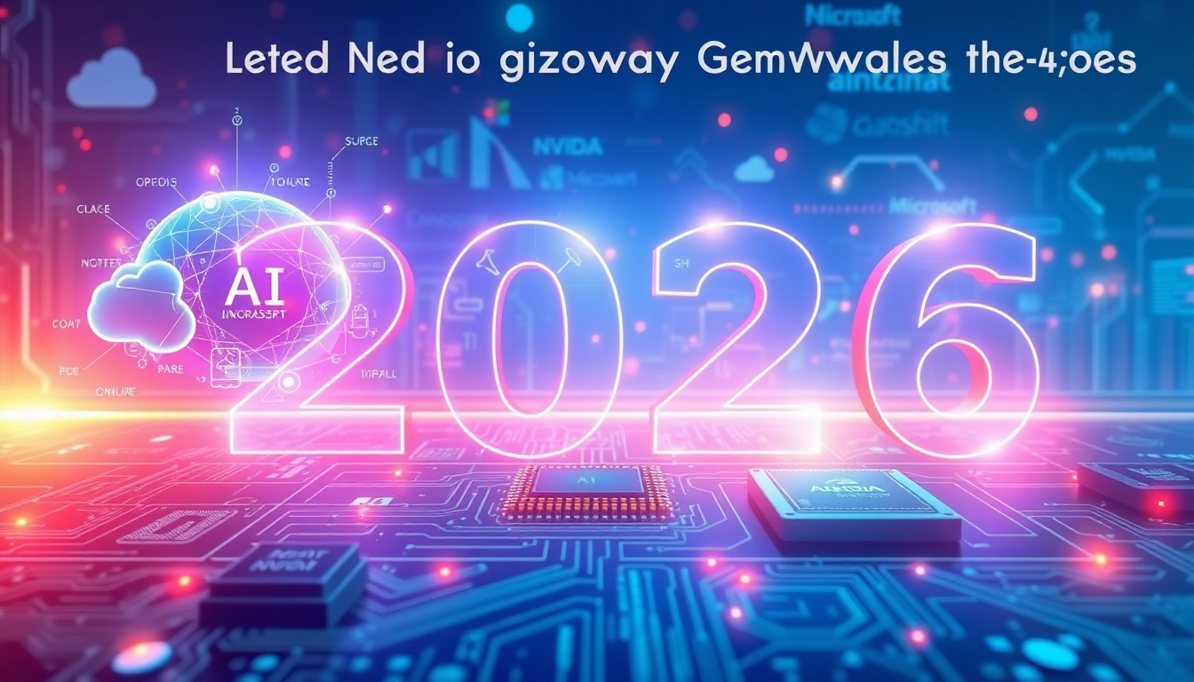 2026년 AI 인프라와 차세대 반도체를 대표하는 미래 성장 테마의 실사 스타일 이미지