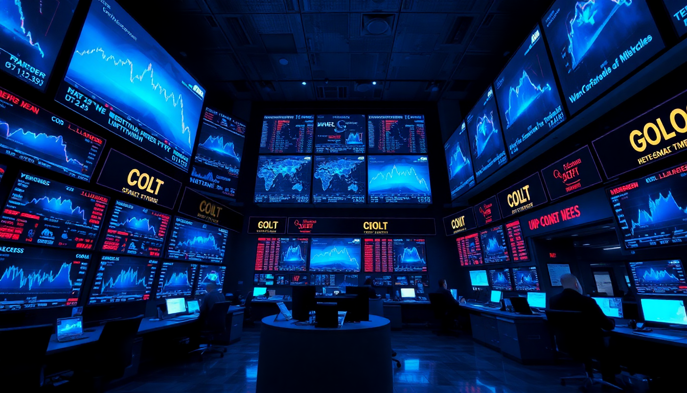 AI 소프트웨어 주식 시장의 불안감과 대체 공포를 표현한 증권 거래소 실시간 화면 이미지