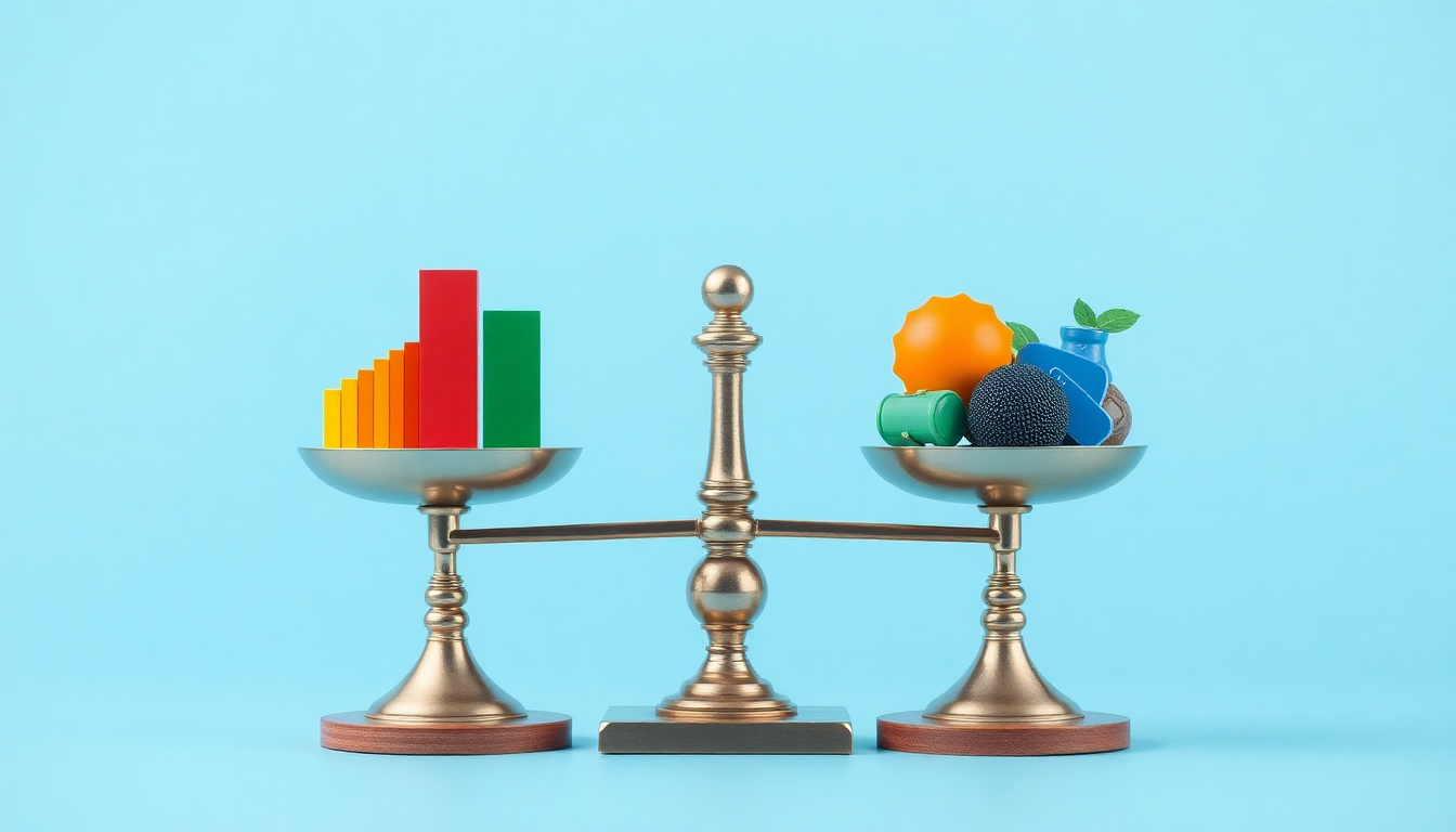 포트폴리오 리밸런싱을 통해 투자 비중을 조절하는 모습