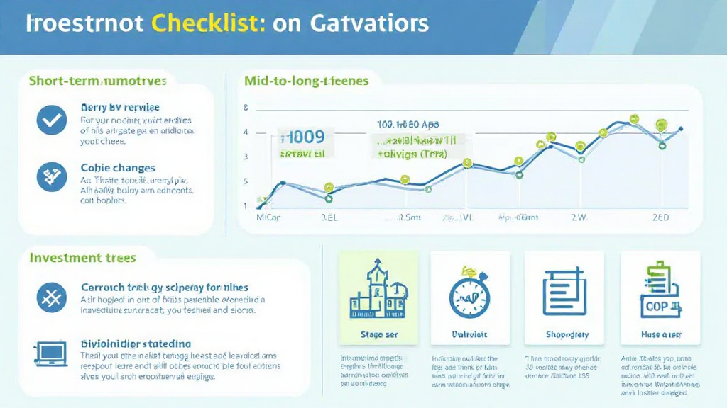 반도체 투자자용 단기 및 중장기 체크리스트와 투자 전략 도식화