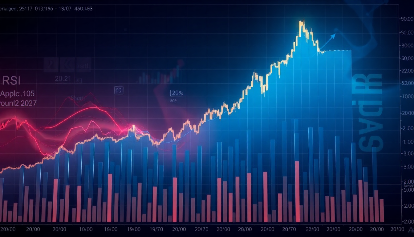 주가 급등과 거래량 폭증, 과열 신호를 나타내는 주식 차트