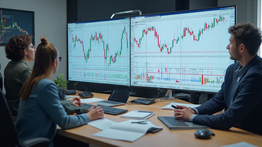 개인 투자자를 위한 원유 선물 투자 전략과 리스크 관리 계획이 담긴 투자 전략 작업 공간 이미지